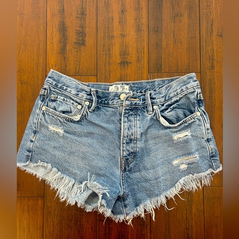 Free people Jean shorts
